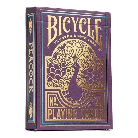 Karty Peacock Purple BICYCLE - Cartamundi