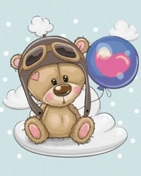 Malowanie po numerach - Mały pilot 40x50cm - Twoje Hobby