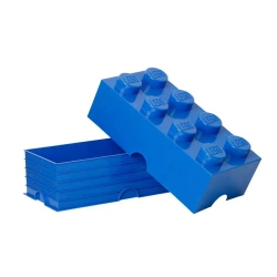 LEGO(R) pojemnik klocek ósemka niebieski - NHG