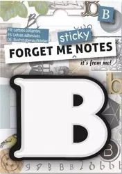 Forget me sticky notes kart samoprzylepne litera B - IF