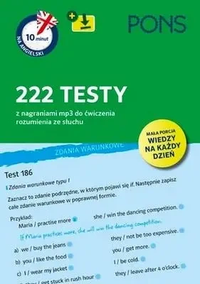 10 minut na angielski. 222 testy + MP3 - praca zbiorowa