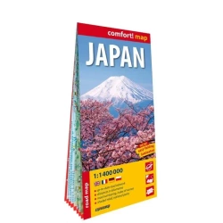 Japonia mapa samochodowo-turystyczna 1:1 400 000 - praca zbiorowa