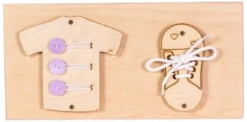 Nauka sznurowania i zapinania guzików - 3toysm