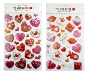 Naklejki 3D serca - Arpex dekoracje