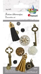 Zestaw dekoracyjny mix 14szt - Titanum