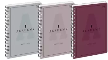 Kołozeszyt A4/100K kratka Academy (5szt) - INTERDRUK
