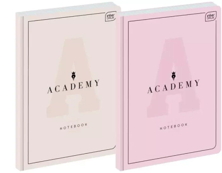 Brulion A4/96K kratka Academy Pastel (5szt) - INTERDRUK