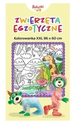 Kolorowanka XXL. Zwierzęta egzotyczne - praca zbiorowa