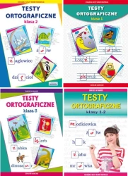 Testy Ortograficzne Klasa 1-3 ZESTAW Nauka pisowni - Beata Guzowska, Iwona Kowalska