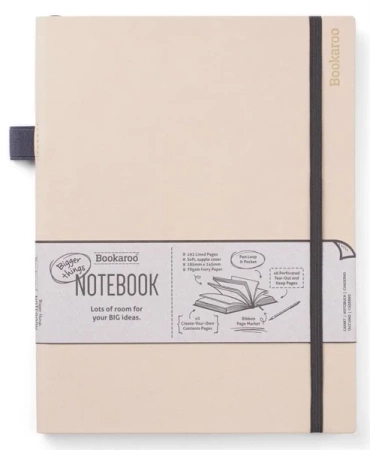 Bookaroo Notatnik Journal duży - Kremowy - IF