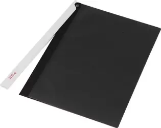 Skoroszyt A4 Focus z listwą boczną czarny - Panta Plast