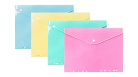 Teczka koperta A4 PP zawieszana pastel (10szt) - Biurfol