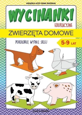 Wycinanki edukacyjne. Zwierzęta domowe. 5-9 lat - Beata Guzowska