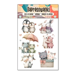 Naprasowanki Termo Naklejki na Ubrania Miłość - Cass film