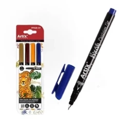 Markery z precyzyjną końcówką Wild Colors 4 kolry - Artix