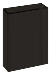 Teczka z gumką A4 TO Box czarna - INTERDRUK