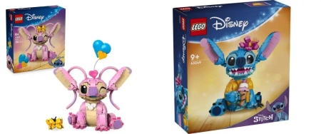 2W1 LEGO CLASSIC STITCH 43249 + LEGO DISNEY CLASSIC 43257 ANDZIA I 9+