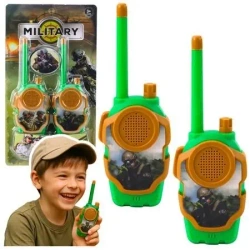 Walkie Talkie dla dzieci wojskowe 10cm - Leantoys