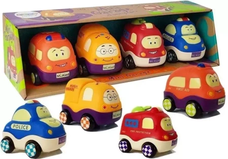 Zestaw ambulansów 4szt - Leantoys