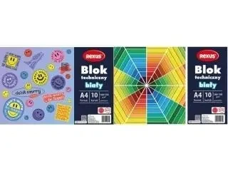 Blok techniczny A4/10K biały - Beniamin