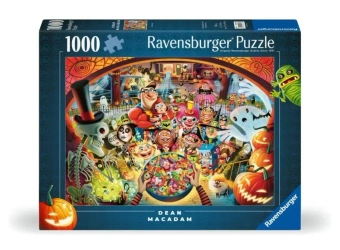 Puzzle 2D: Cukierek albo psikus 1000el - Ravensburger