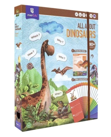 Puzzle magnetyczne Wszystko o dinozaurach - mierEdu