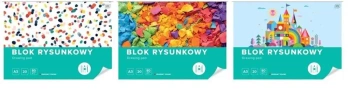 Blok rysunkowy biały A3/20K (10szt) - INTERDRUK