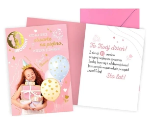 Karnet Urodziny 11 dziewczynka - Kukartka