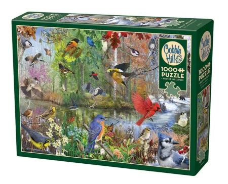 Puzzle 1000 Ptaki 113618 - Cobble Hill