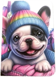 Notatnik ozdobny A7/48K gładki TW Piesek w czapce - Fresh