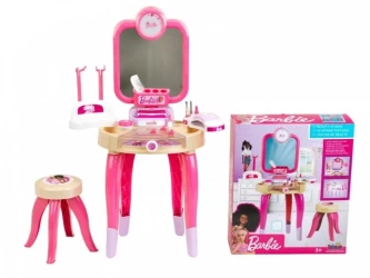 Toaletka Barbie z lampą do paznokci hybrydowych - Klein