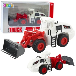 Koparka spychacz ruchoma metalowa łyżka światła... - Leantoys