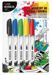 Markery do obuwia i tkanin 5 kolorów KIDEA - DERFORM