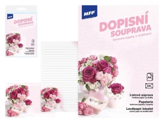 Papeteria lux 5+10 kwiaty - MFP