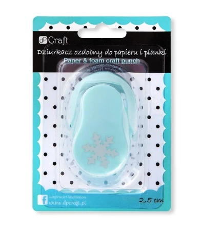 Dziurkacz ozdobny 2,5 cm śnieżynka - Dalprint dpCraft