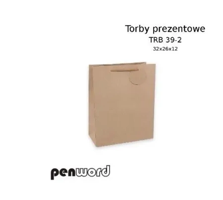 Torebka prezentowa craft 32x26x12cm - Penword