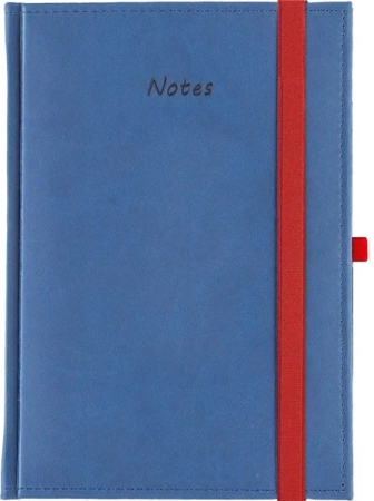 Notes A5 kratka Vivella z gumką granatowy - Wokół Nas