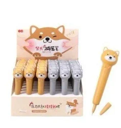 Długopis żelowy Piesek niebieski (36szt) - Squishy