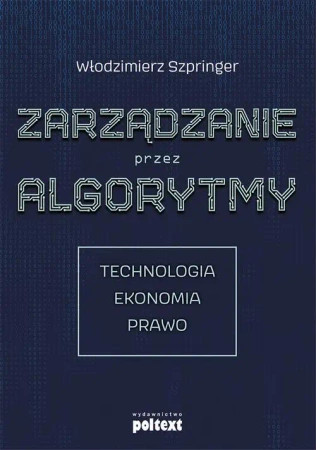eBook Zarządzanie przez algorytmy - Włodzimierz Szpringer epub mobi