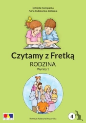 Czytamy z Fretką cz.4 Rodzina. Wyrazy 1 - Elżbieta Konopacka, Anna Rutkowska-Zielińska, Kat