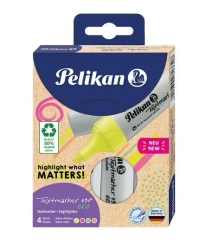 Zakreślacz 490 Eco neon 4 kolory - PELIKAN