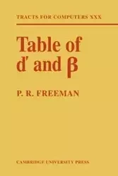 Table of D' and - Freeman P. R.