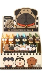 Długopis żelowy Dog 0,5mm nieb (36szt) - Cresco