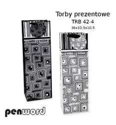 Torebka prezentowa 36x10,5x10,5cm MIX - Penword