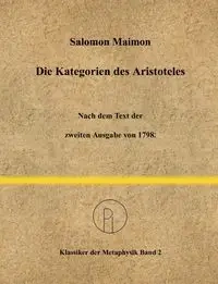 Die Kategorien des Aristoteles - Salomon Maimon