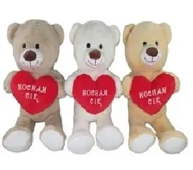 Miś z sercem 60cm MIX - Sun-Day