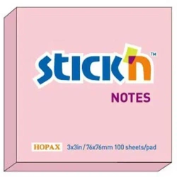 Notes samoprzylepny różowy pastelowy - Stickn