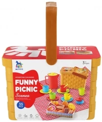 Kosz Piknikowy z akcesoriami - MEGA CREATIVE