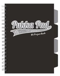 Project Book Black B5/100K kratka czarny (3szt) - PUKKA