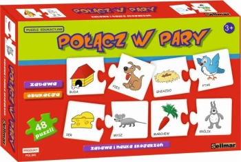 Puzzle edukacyjne Połącz w pary - Sellmar